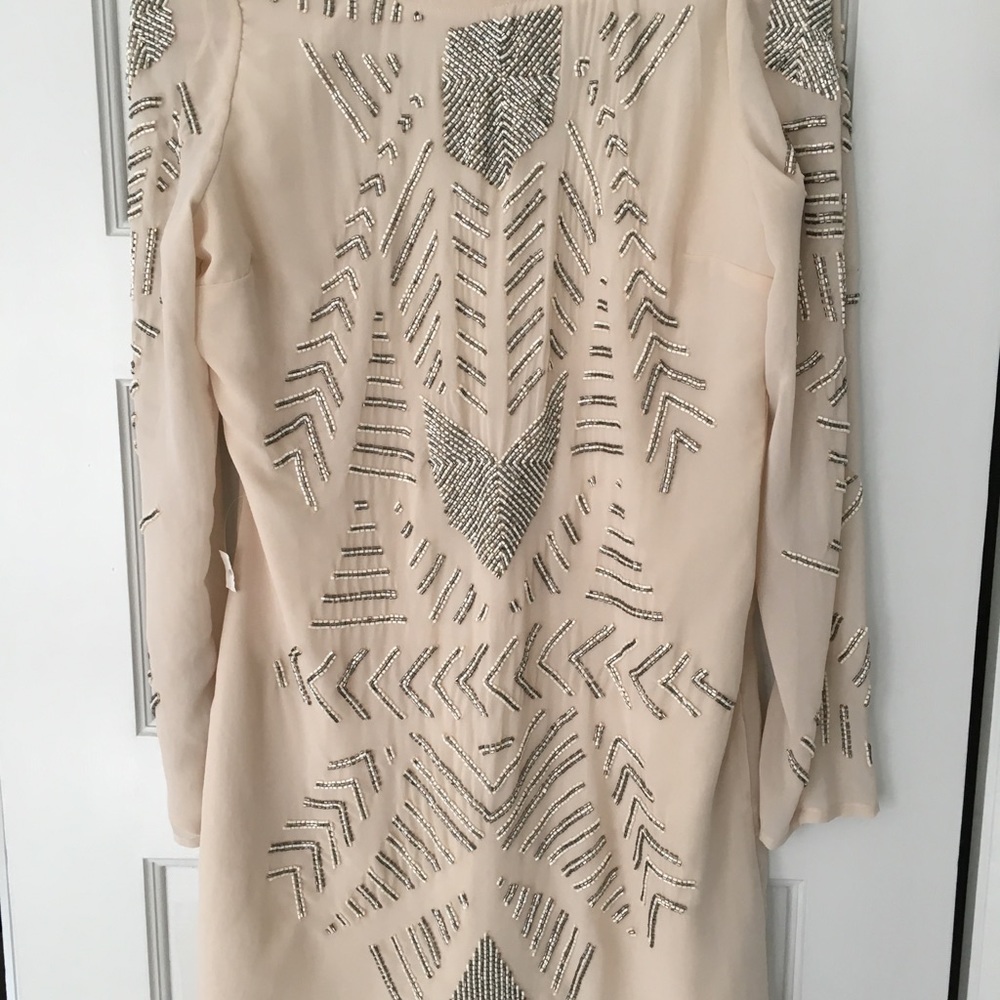 Glamorous beaded dress.